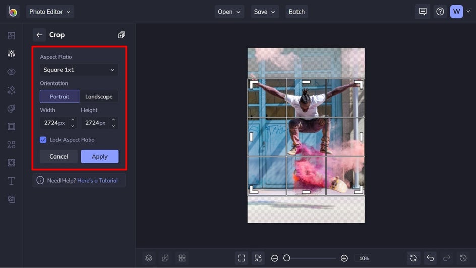 crop your photo