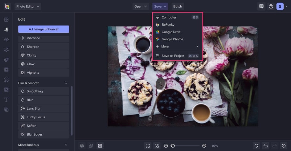 Save your perfect food photography