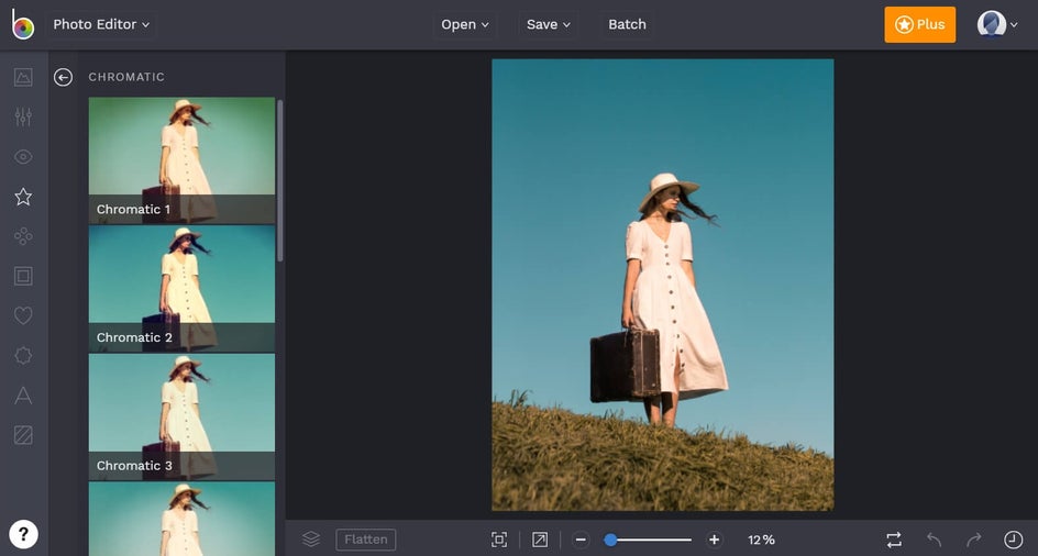 chromatic filters for photo editing by BeFunky