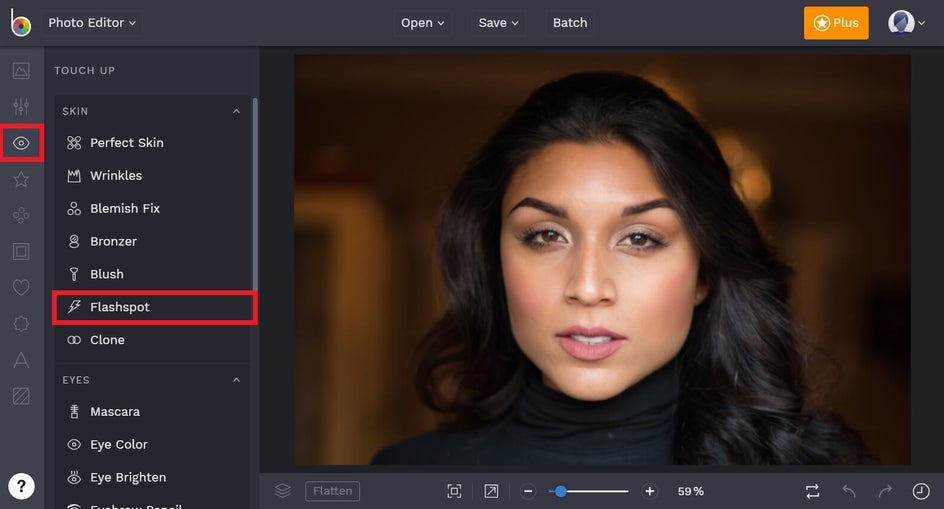 flashspot remover by BeFunky Photo Editor