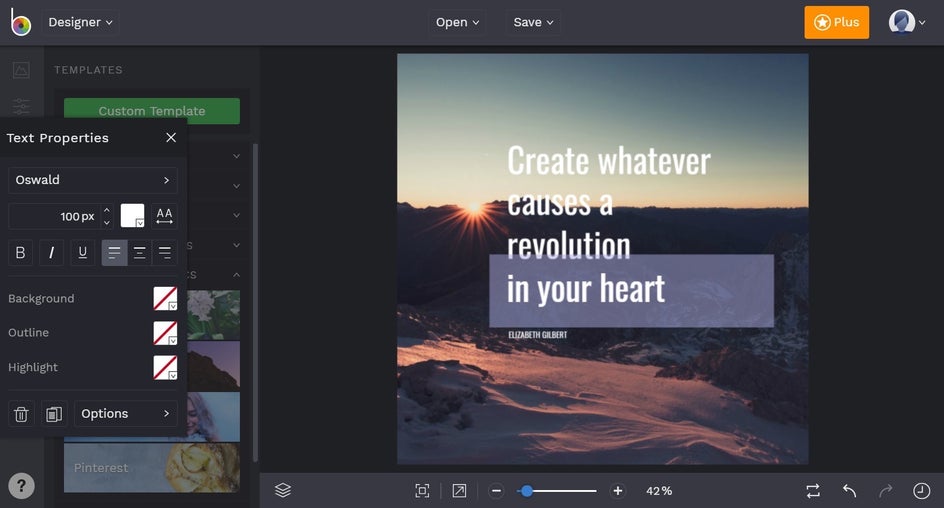 customizable design templates for instagram quotes