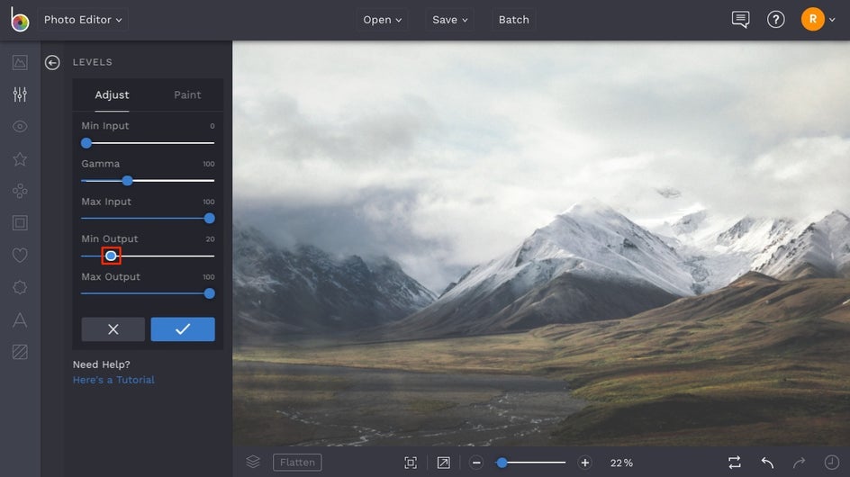 how to add soft matte photo effect