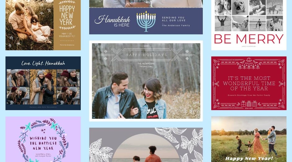 Holiday Card Maker design templates by BeFunky