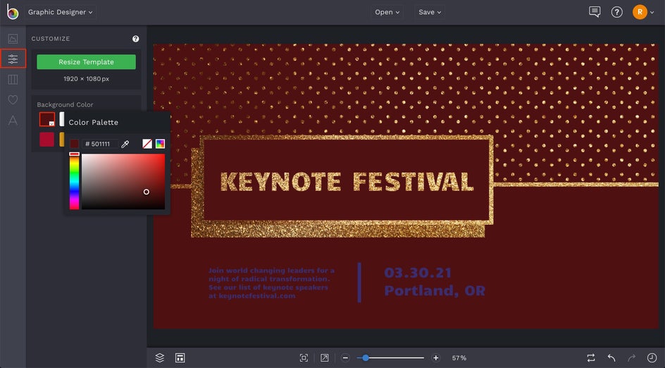 how to create metallic graphic designs in BeFunky