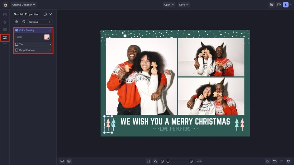 customize the graphics