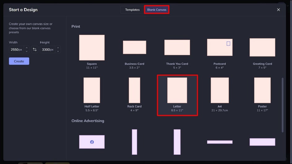 blank canvas for coloring book