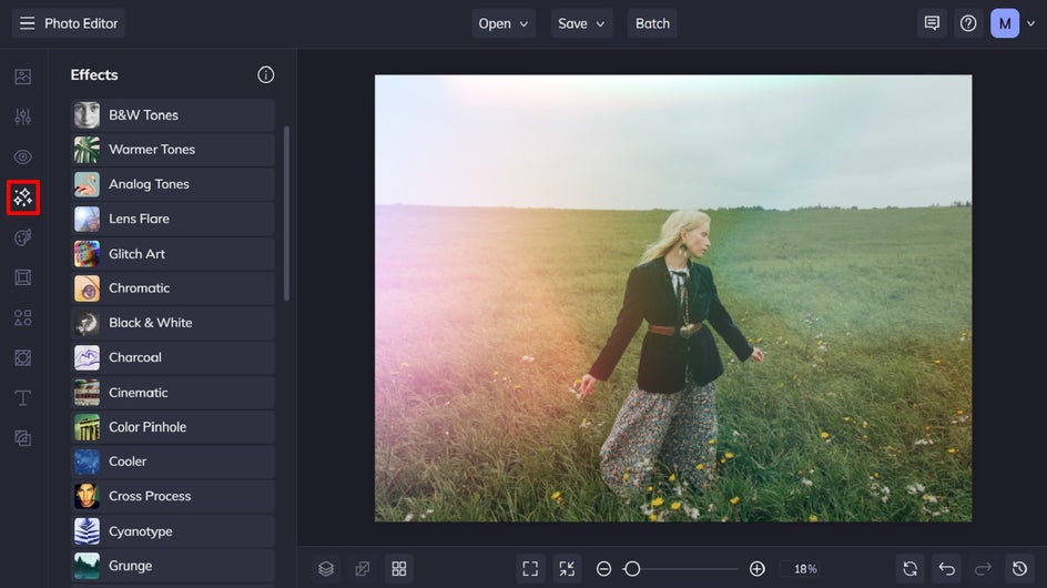 light leak vintage