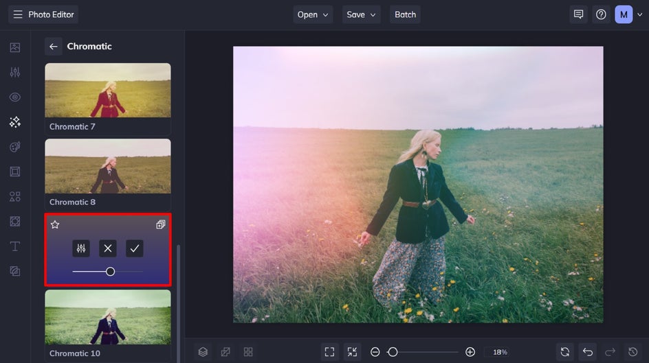 light leak add chromatic