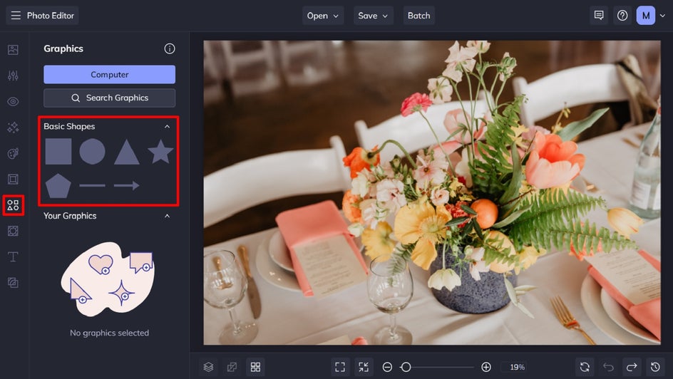 event color palette graphics